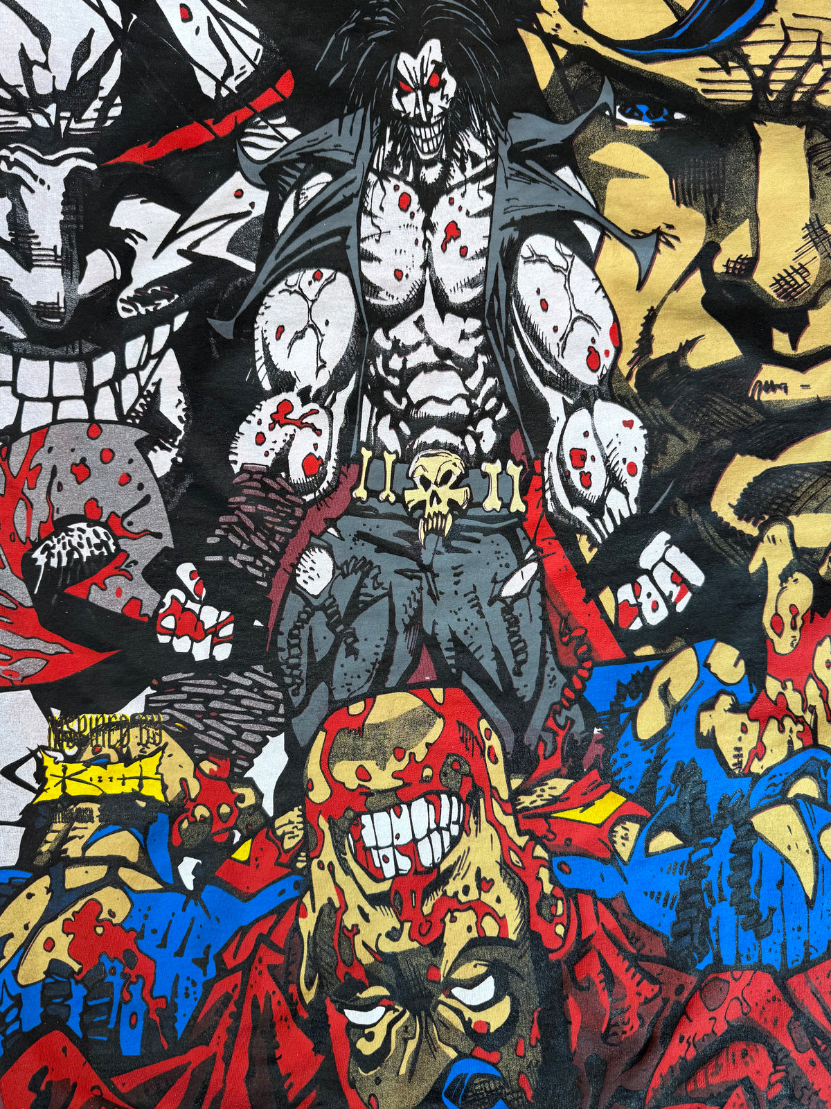 Faded Red - Lobo Wins Front - Spine Ripped Back