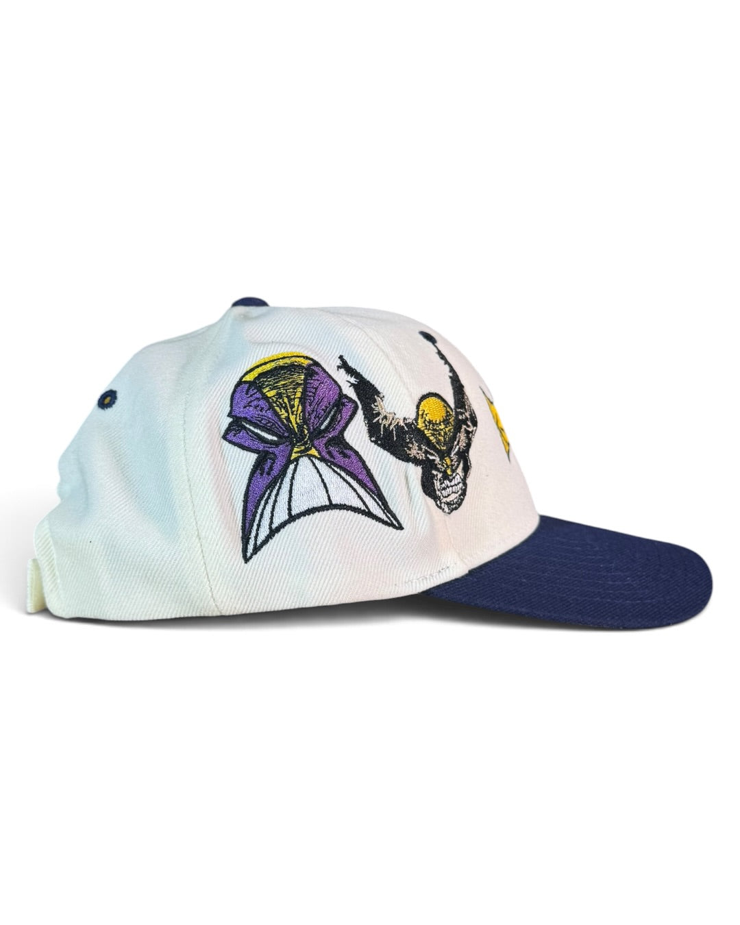 Vintage Cream with Blue Brim - Kieth Edition