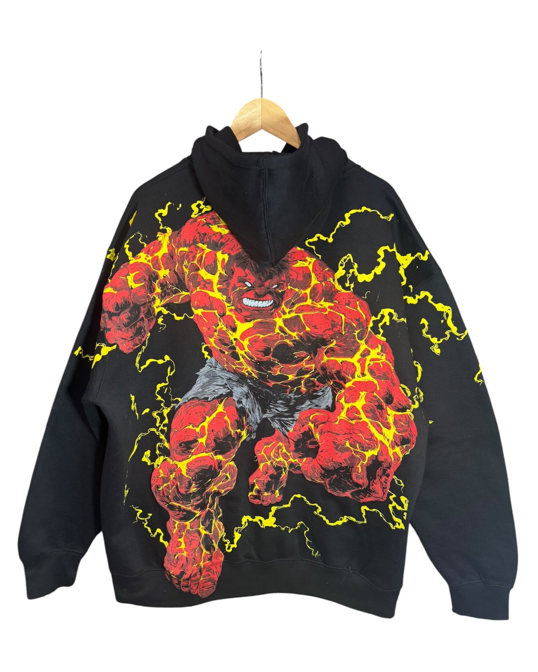 Black Hoodie - Red Hulk