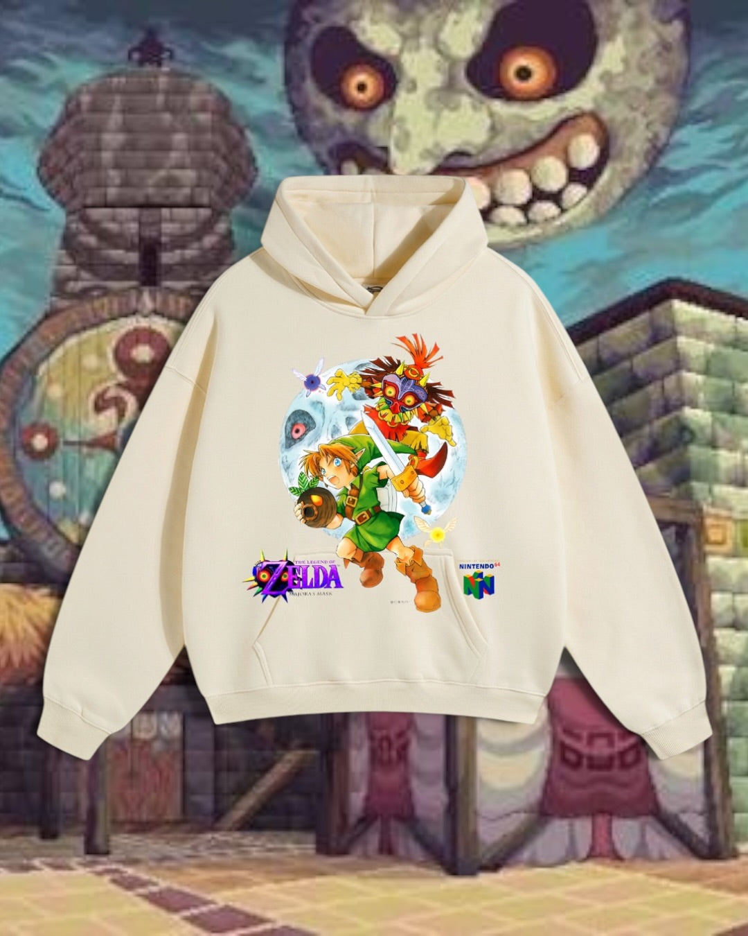 Cream Hoodie - Majora’s Mask