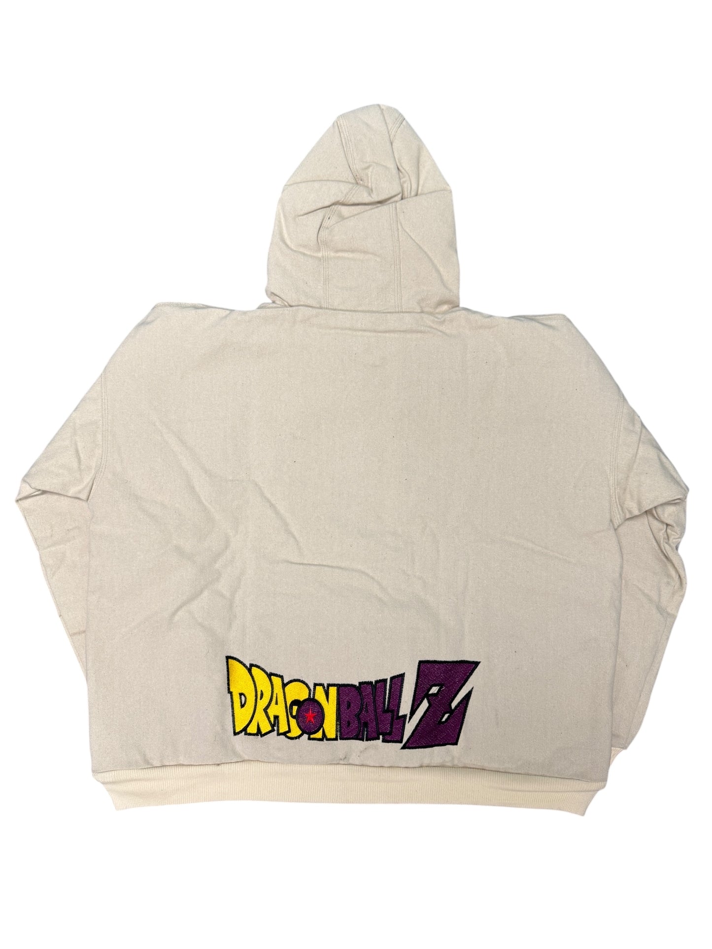 Cream -XL-Angry Gohan Premium Hoodie