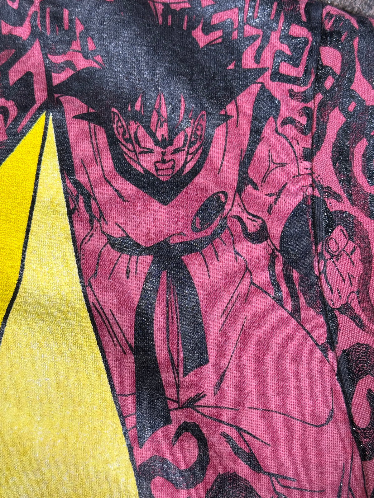 Faded Red - Goku Manga Panels Mega Print - Shirt