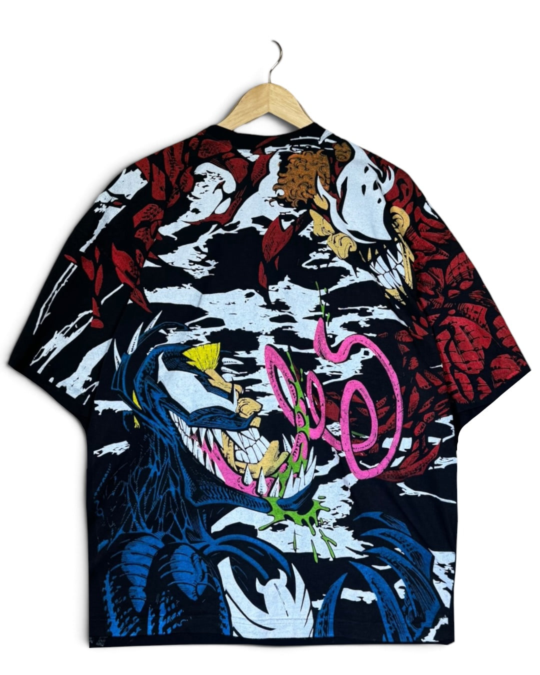 Black - Venom VS Carnage Front and Back - Shirt