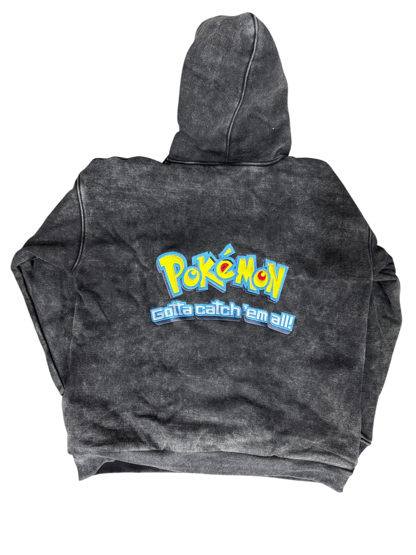 Black washed-Medium, Large-Cahrizard Hoodie