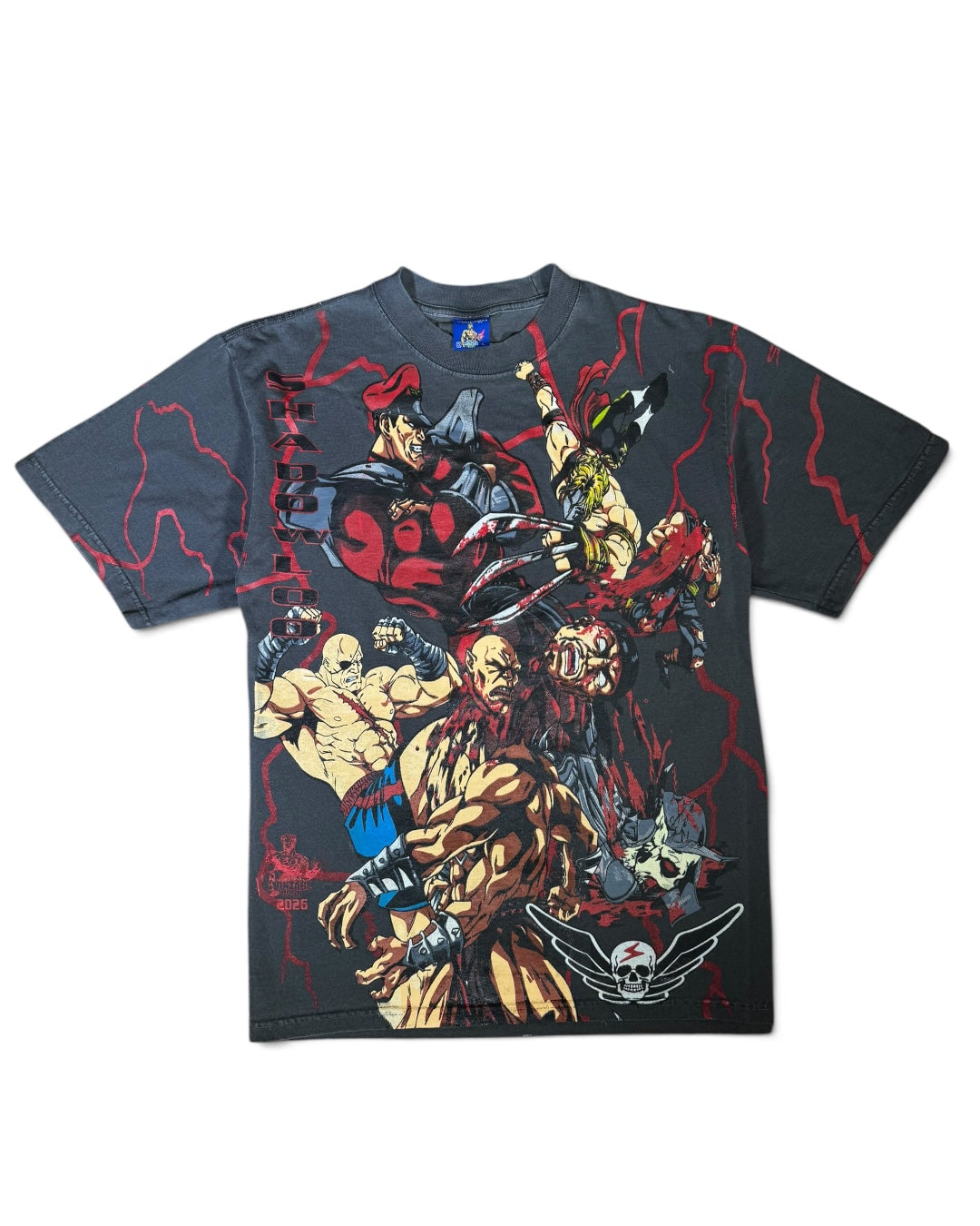 Faded with Red Lighting - Shadowloo Front - Ryu and Chun Li Back