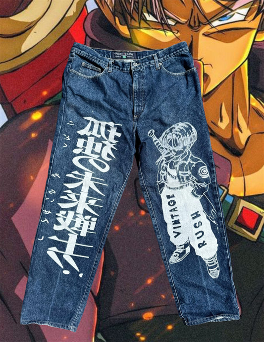 Blue - Vintage Future Denim Jeans