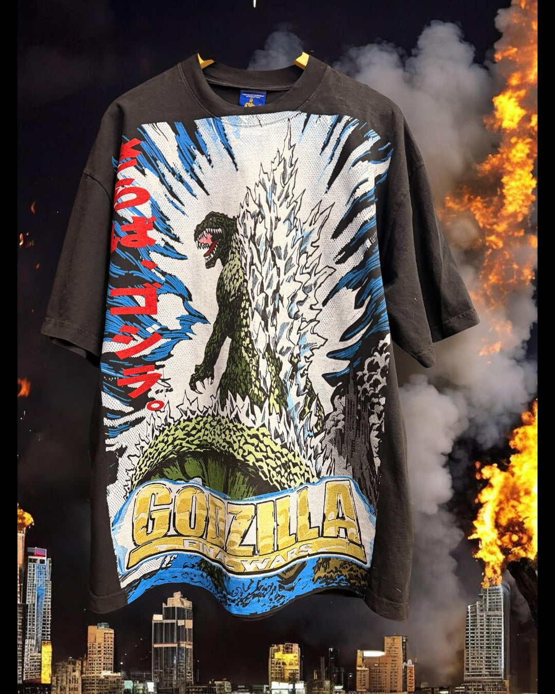 Black  - Godzilla Final Wars Front & Mechagodzilla Trio Back