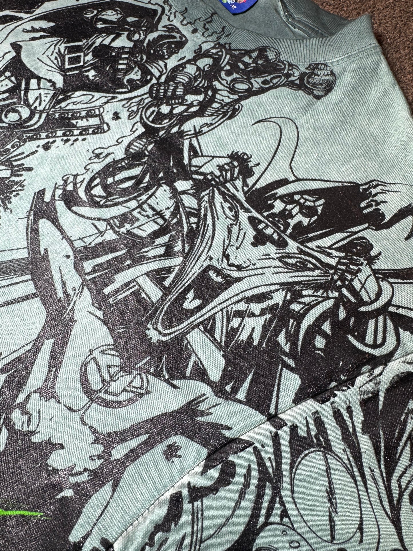 Teal Oil Wash - Doom’s Comic Panel