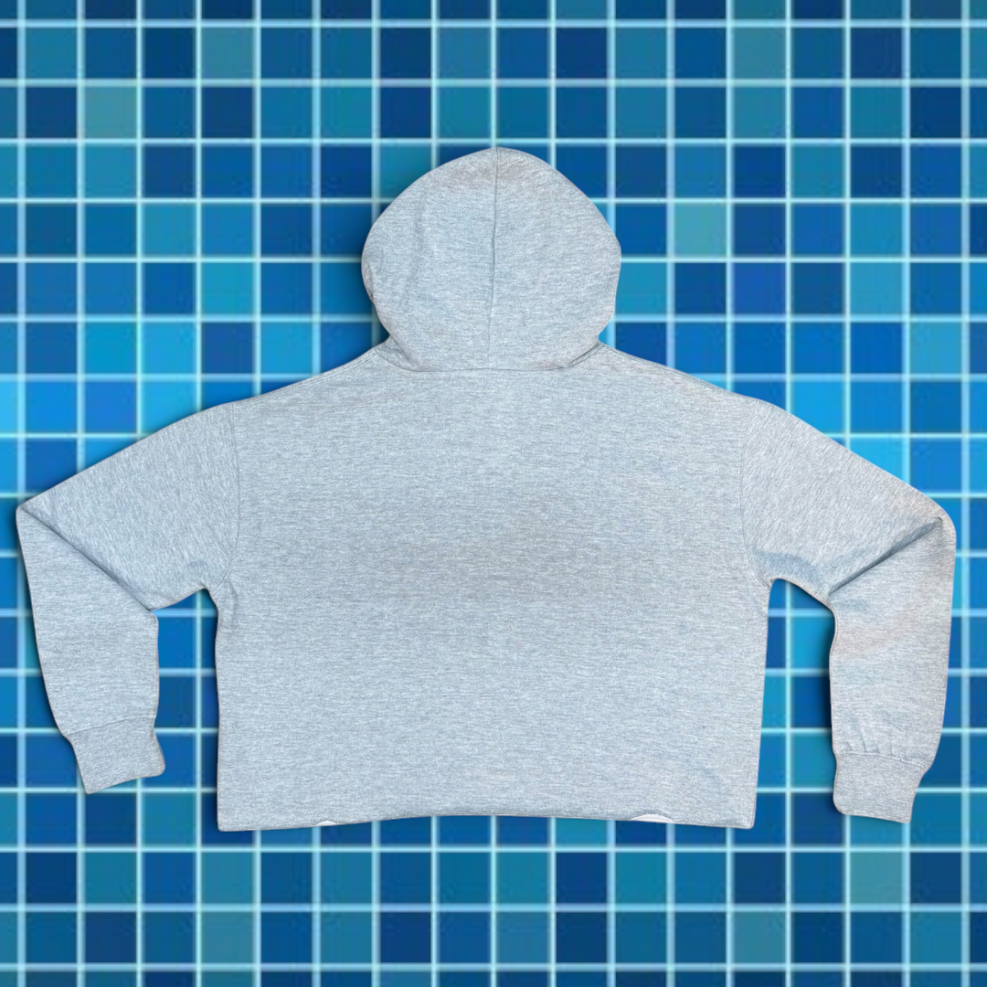 Women’s Gray Crop Top Hoodie - Sailor Moon Wish You Were Here