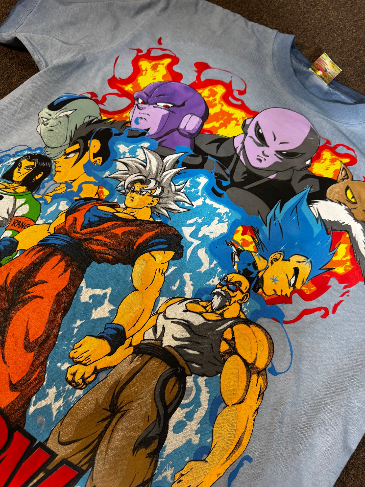 Blue Oil Wash - Group Hit Front - Goku vs Jiren Back
