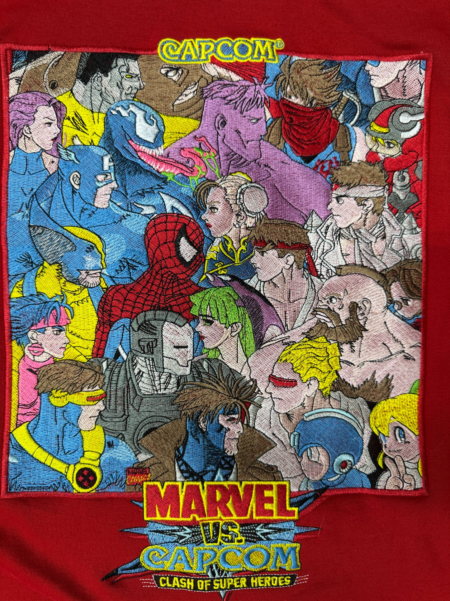 Medium-Red-Marvel vs Capcom Hoodie