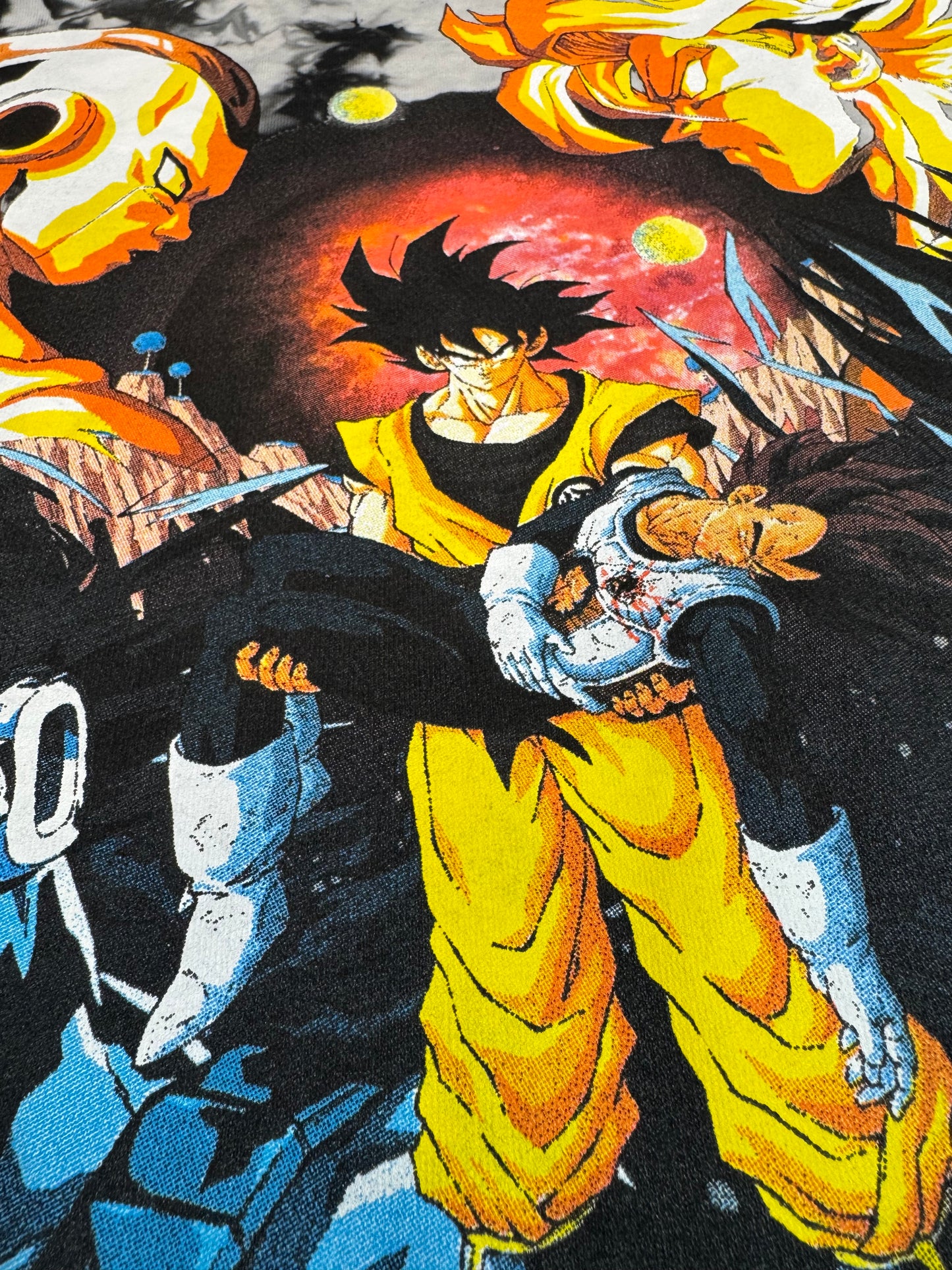 Black Tie Dye - Vegeta’s Death Monochrome