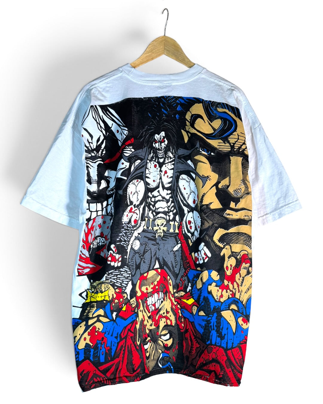 White - Spine Ripped Front - Lobo Wins Back