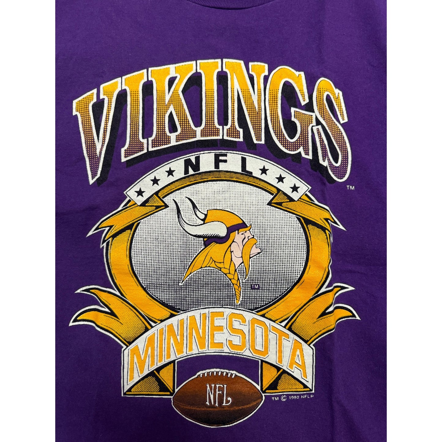 Vintage 90s Minnesota Vikings NFL Football