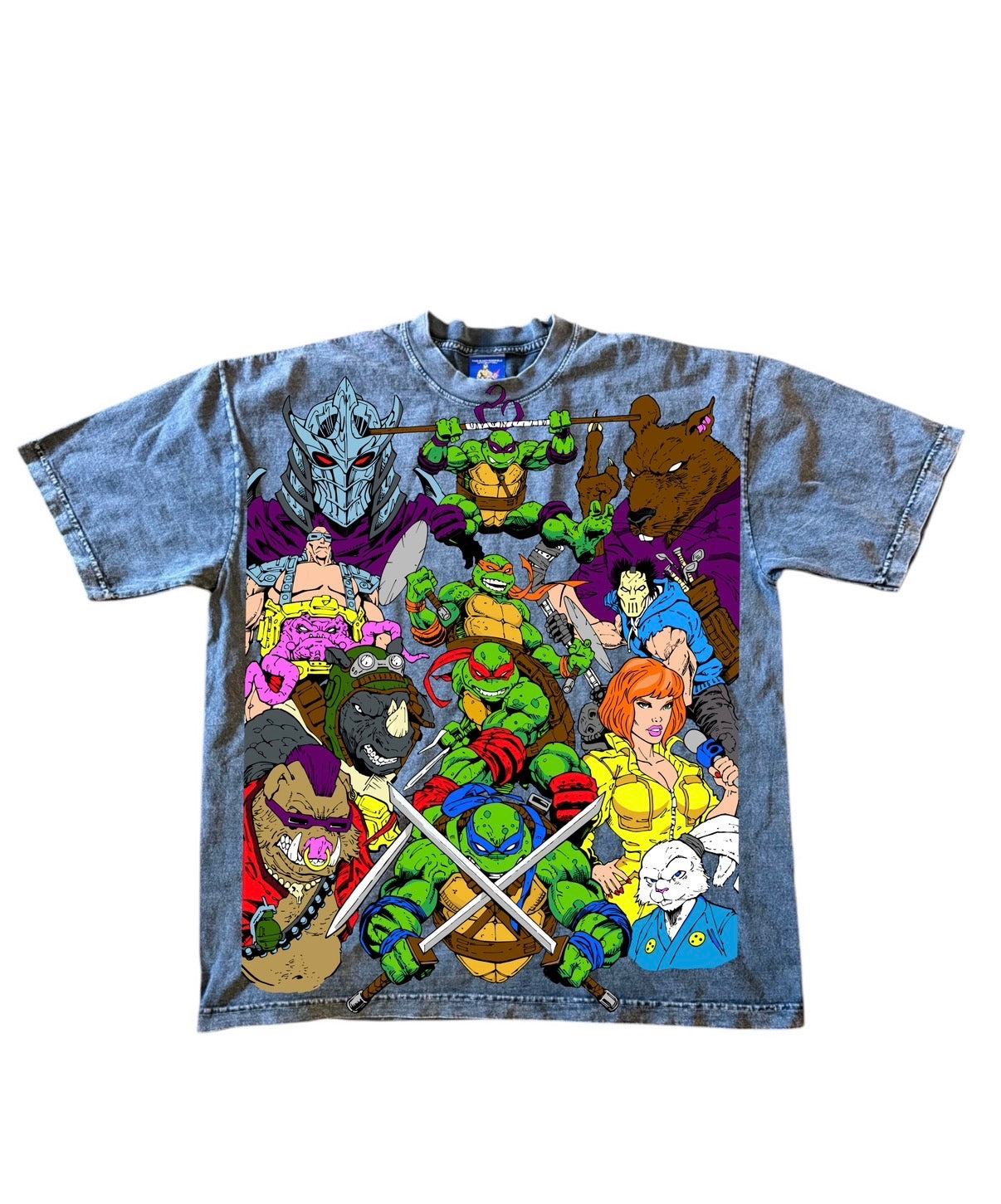 Acid Wash - TMNT World Tee & Trench coat Ralph Back hit