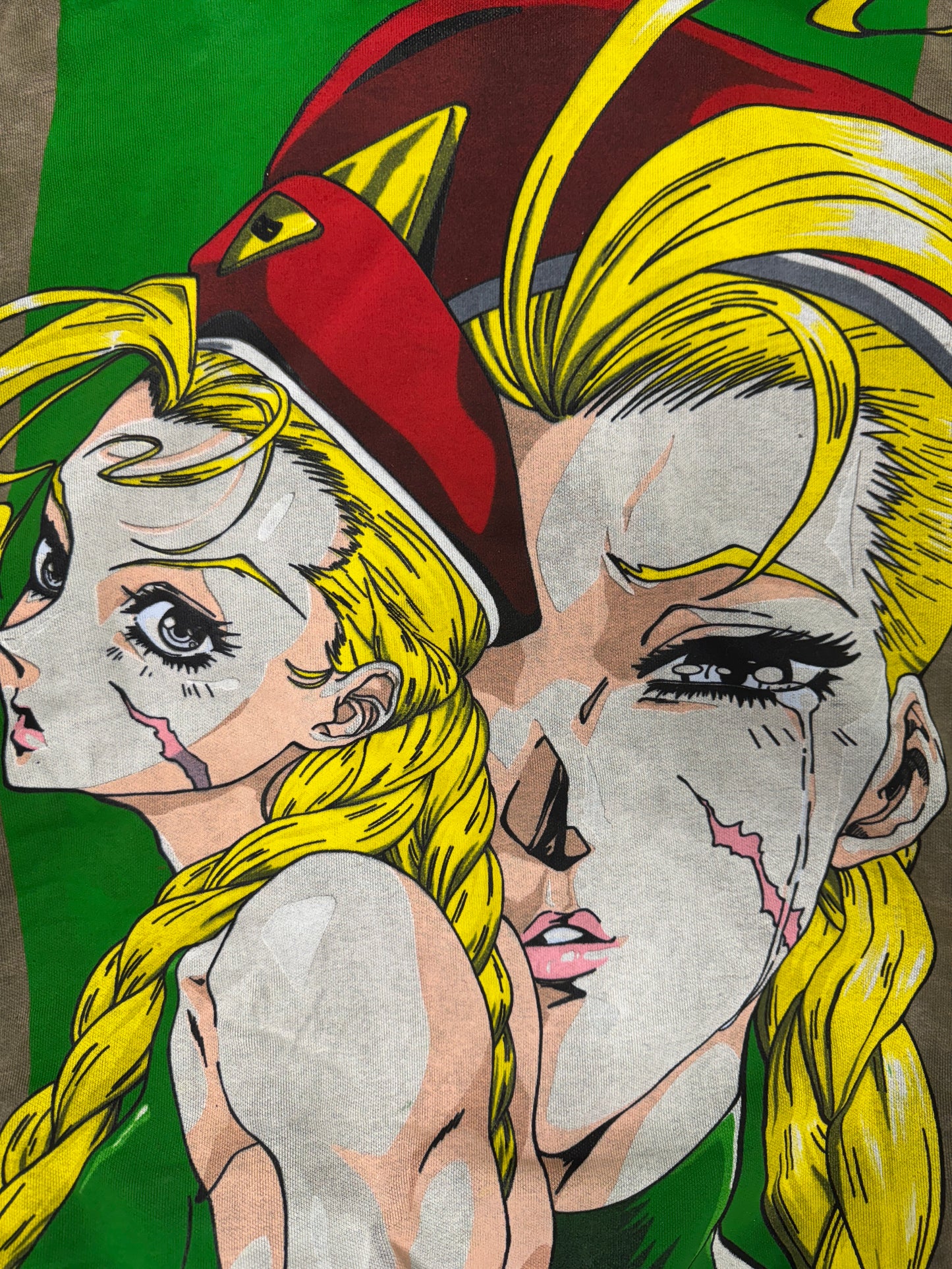 Olive-Large, Extra Large Cammy hoodie