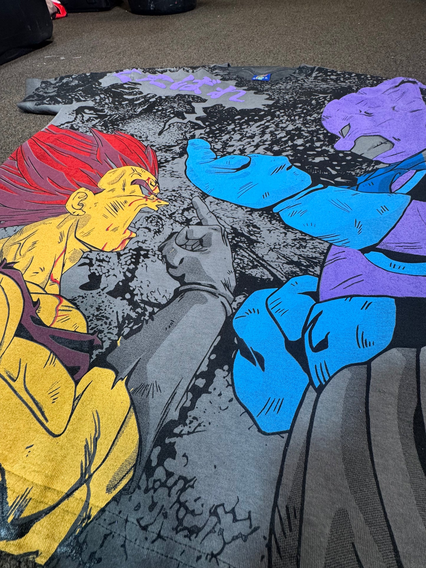 Black Oil Wash  - Majin Vegeta vs Buu - Shirt Variant