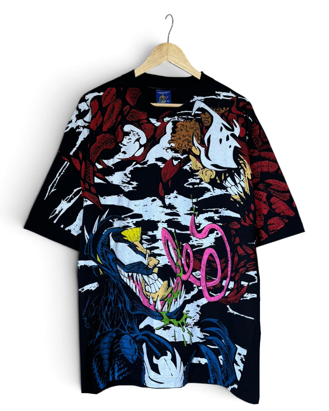 Black - Venom VS Carnage Front and Back - Shirt