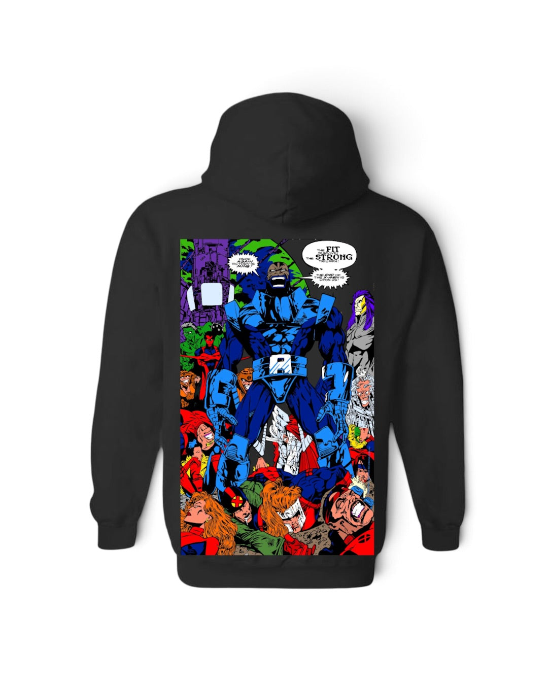 Black - Apocalypse Death Front - Apocalypse Back Hoodie