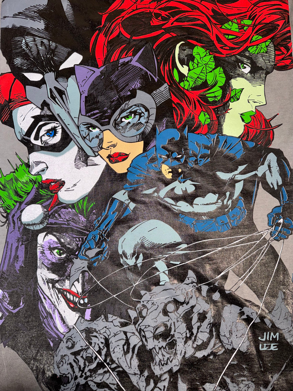 Black Oil Wash - Villains Front - Batman & Catwoman Back