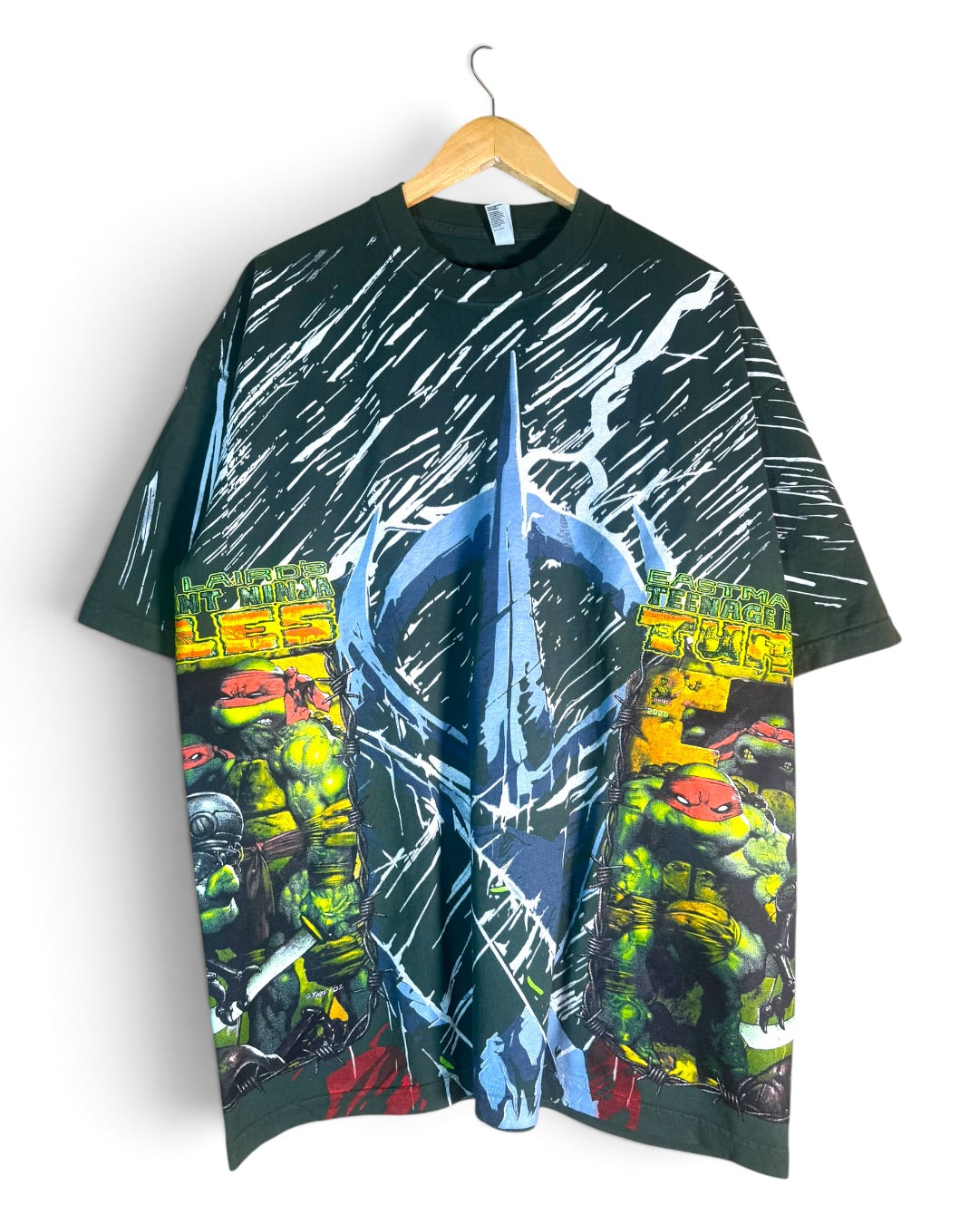 Dark Green - Shredder Front - Sewer Back - TMNT sides