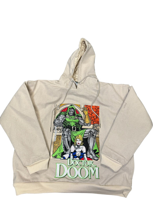 Dr. Doom sue storm canvas hoodie super rare fantastic 4