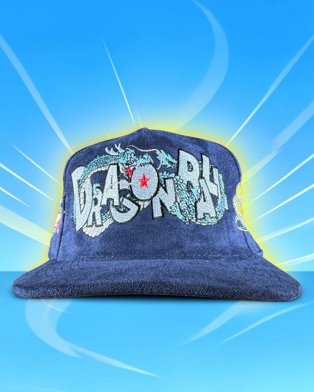 Navy Blue Suede - Dragon Ball Kid Goku - Hat