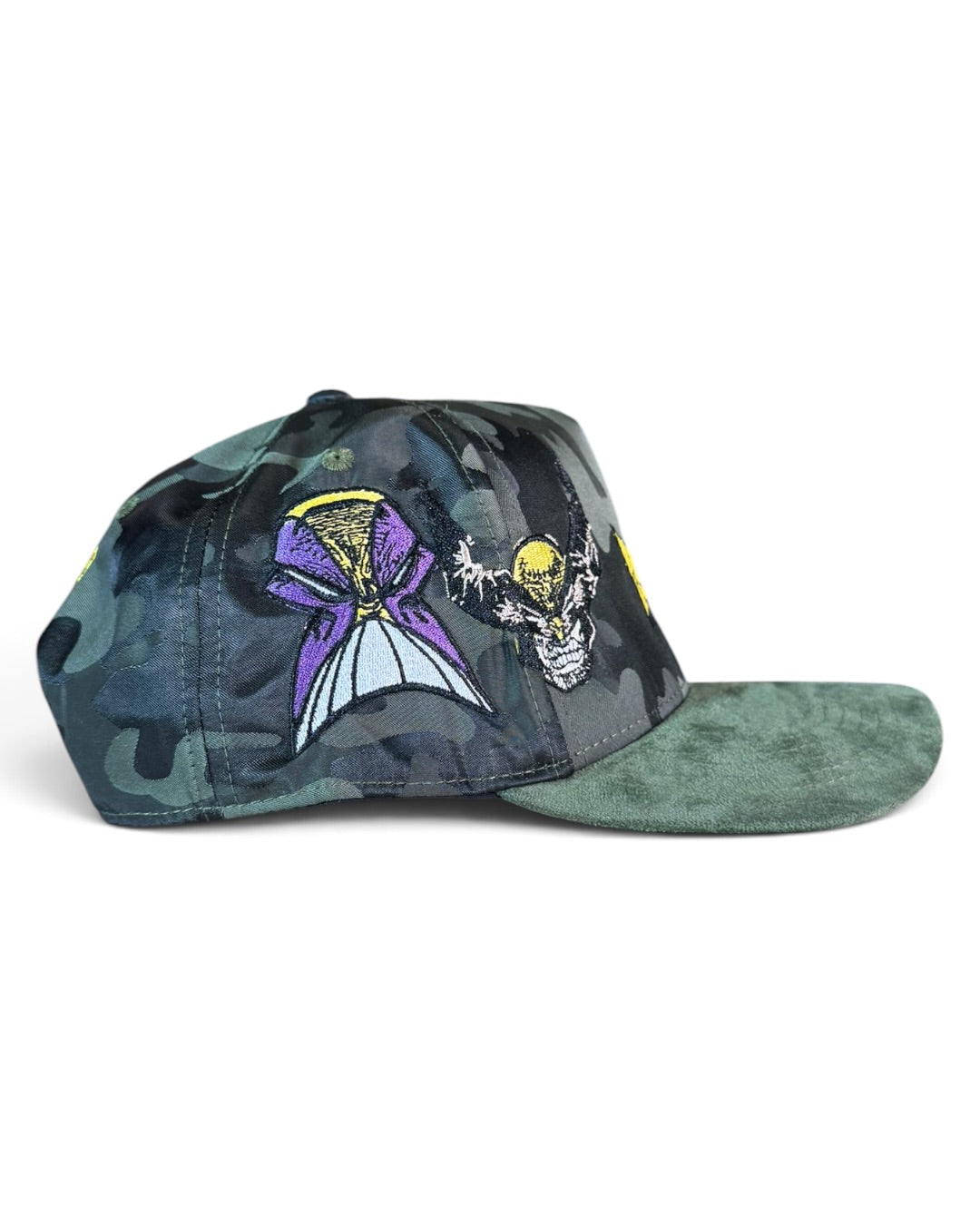 Veteran Camo with Green Suede Brim - Kieth Edition