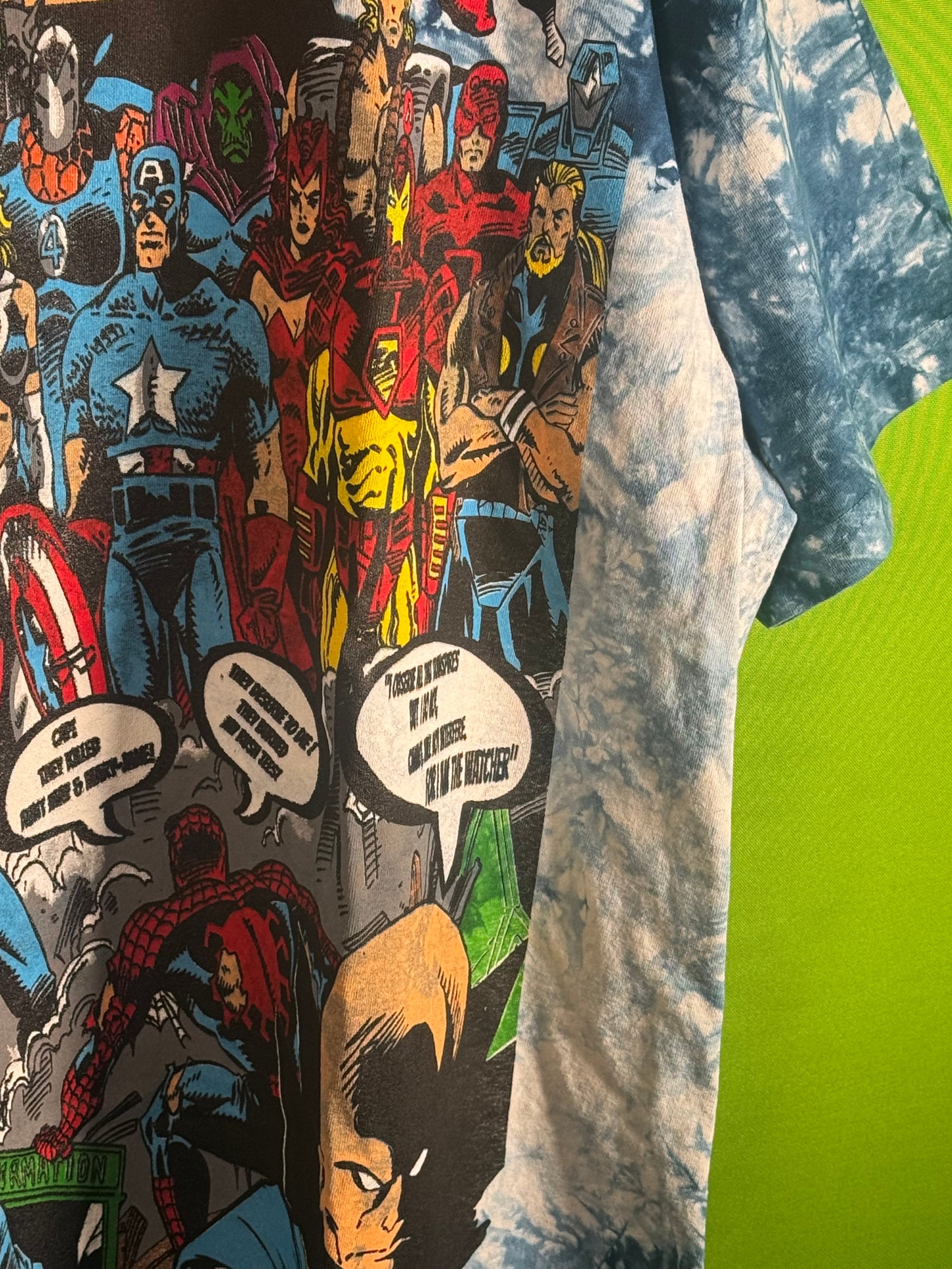 Blue Tie Dye - Stand Down Solider Front & What If Back