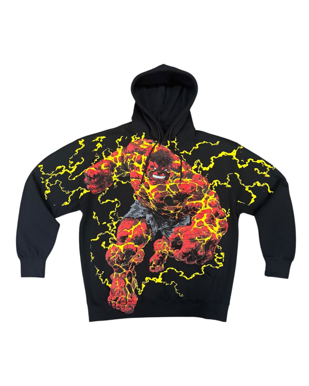 Black Hoodie - Red Hulk
