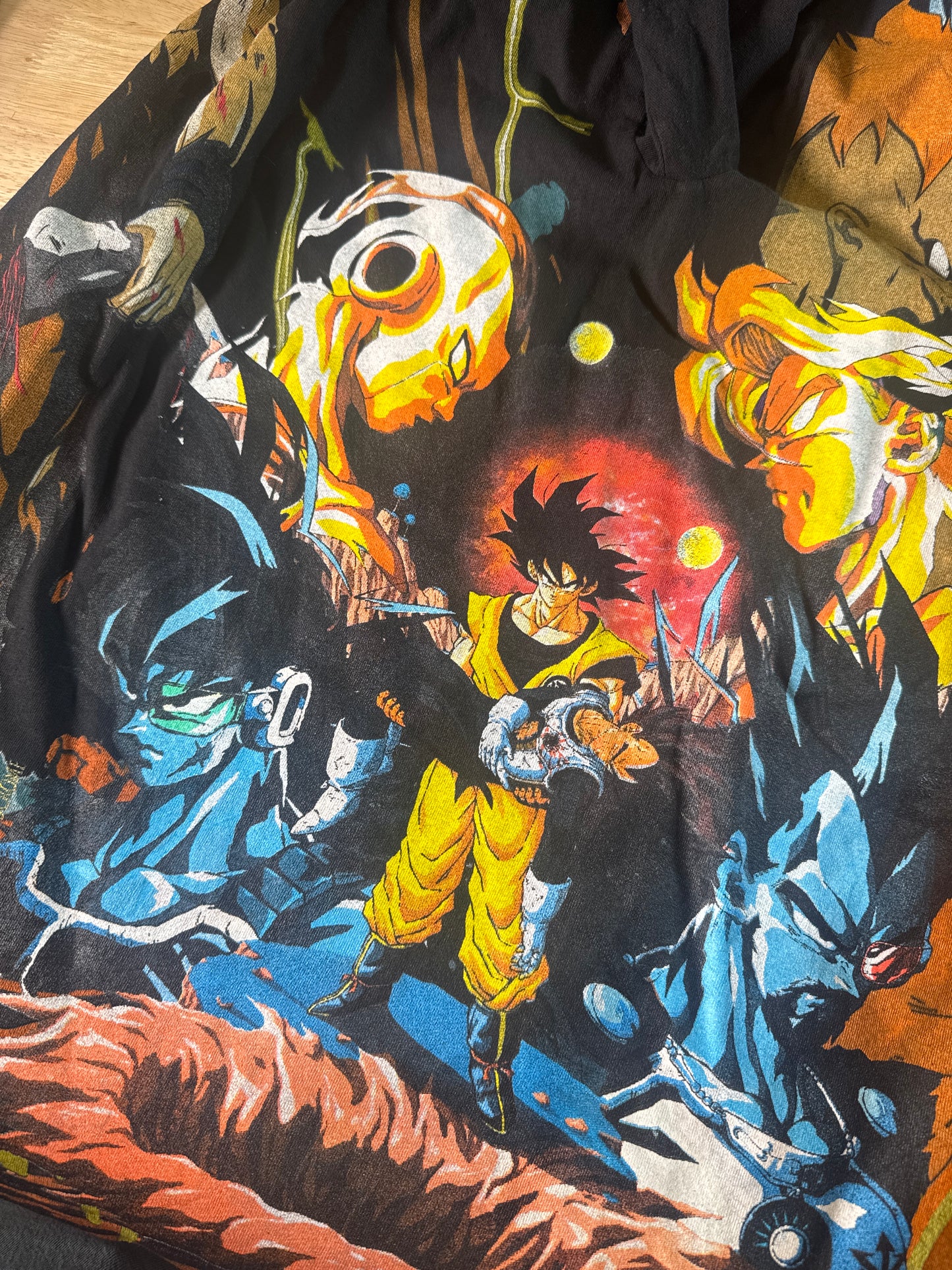 Black - Vegeta’s Death Monochrome Sides - Namek Saga Front - F Frieza Back - 360 Shirt