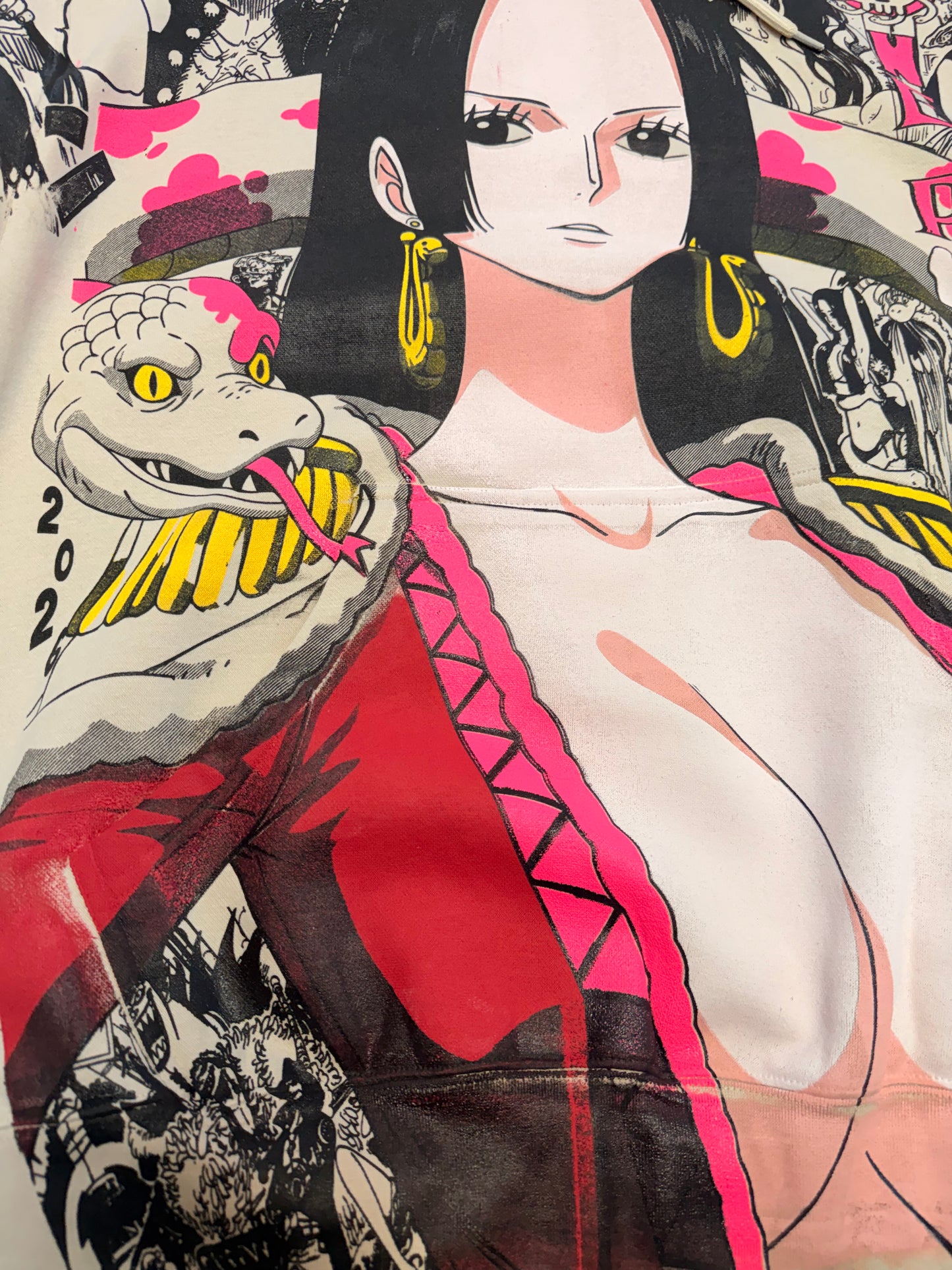 Cream HOODIE - Boa Hancock Hoodie