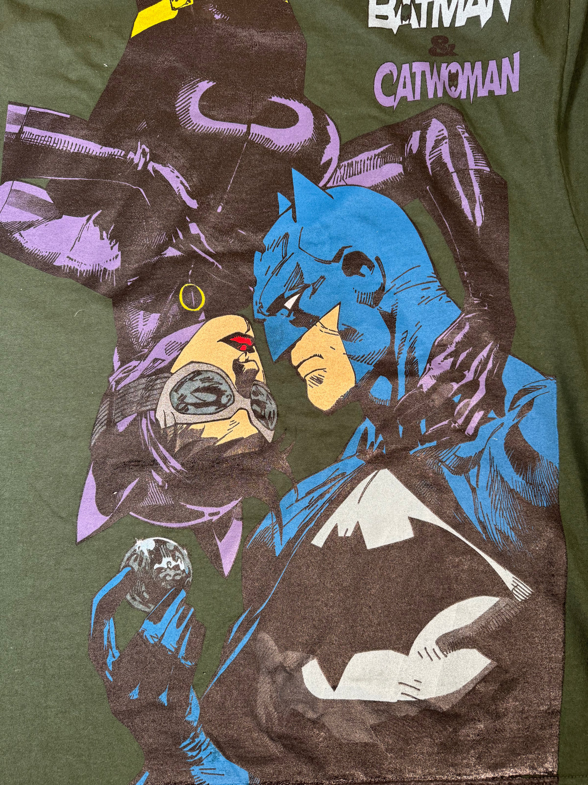 Dark Green - Villains Front - Batman & Catwoman Back