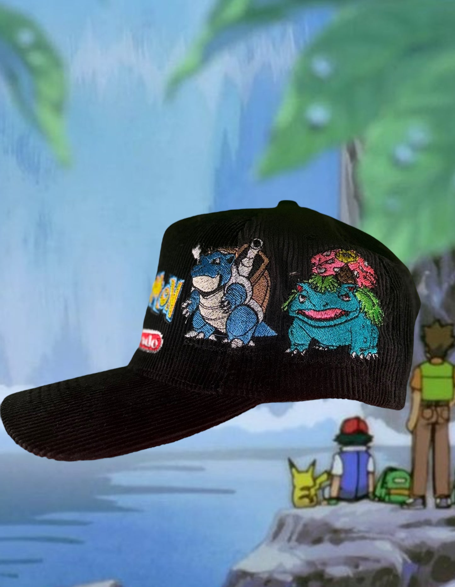 Black Corduroy - Poke Starter Hat