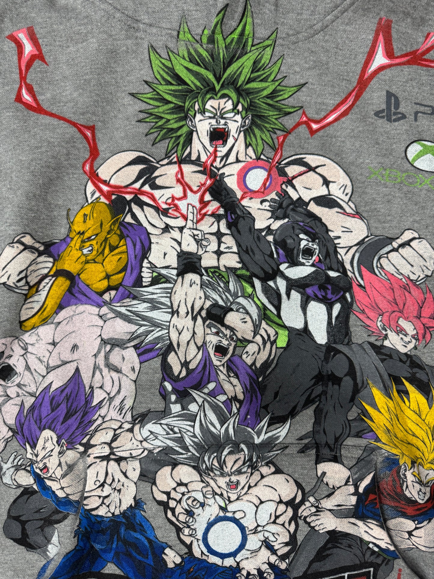 Gray-XLarge-Dragon Ball: Battle Zero Crossover Hoodie