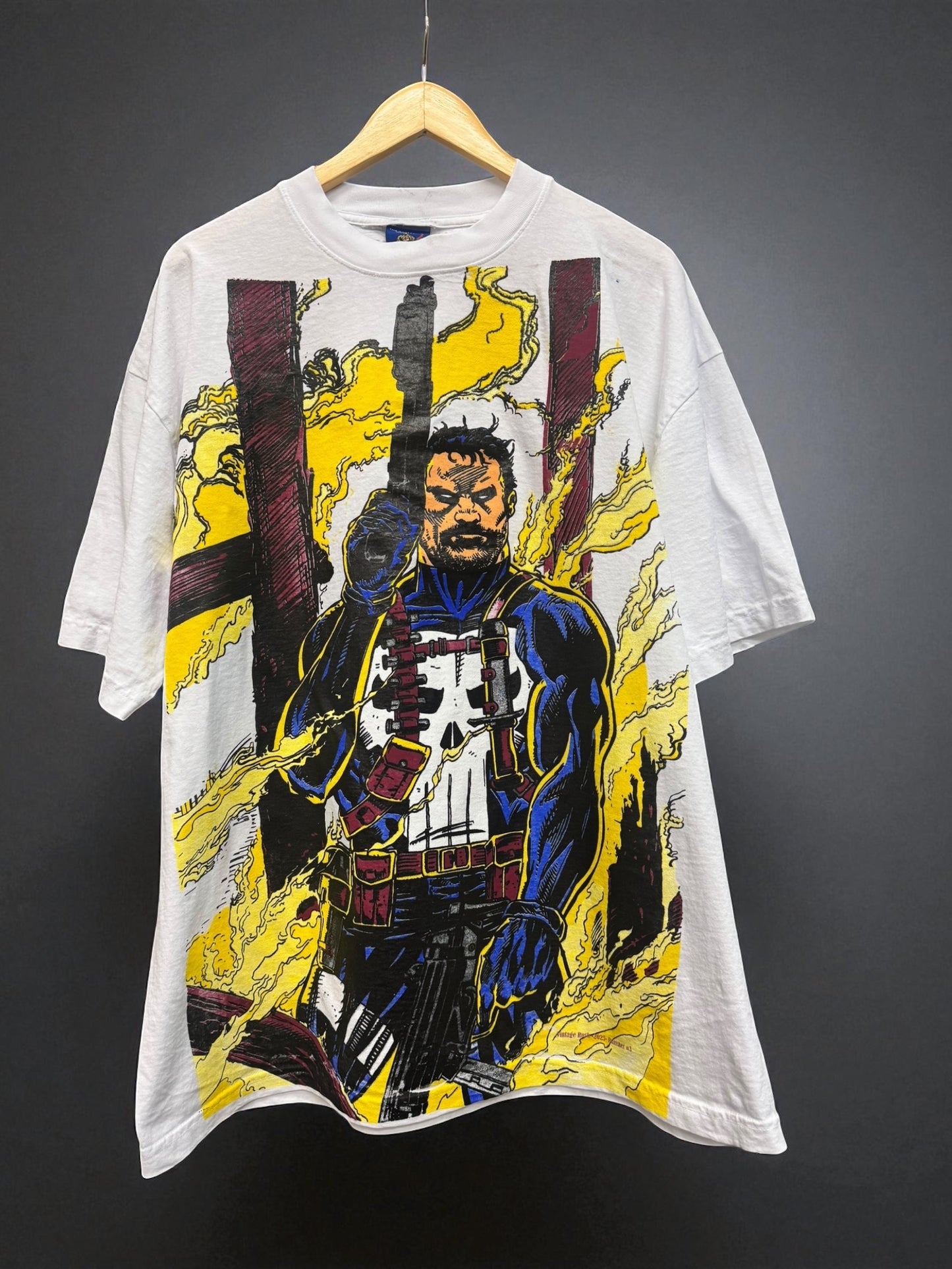 White - the Punisher Pit bull & Punisher Solo Flames