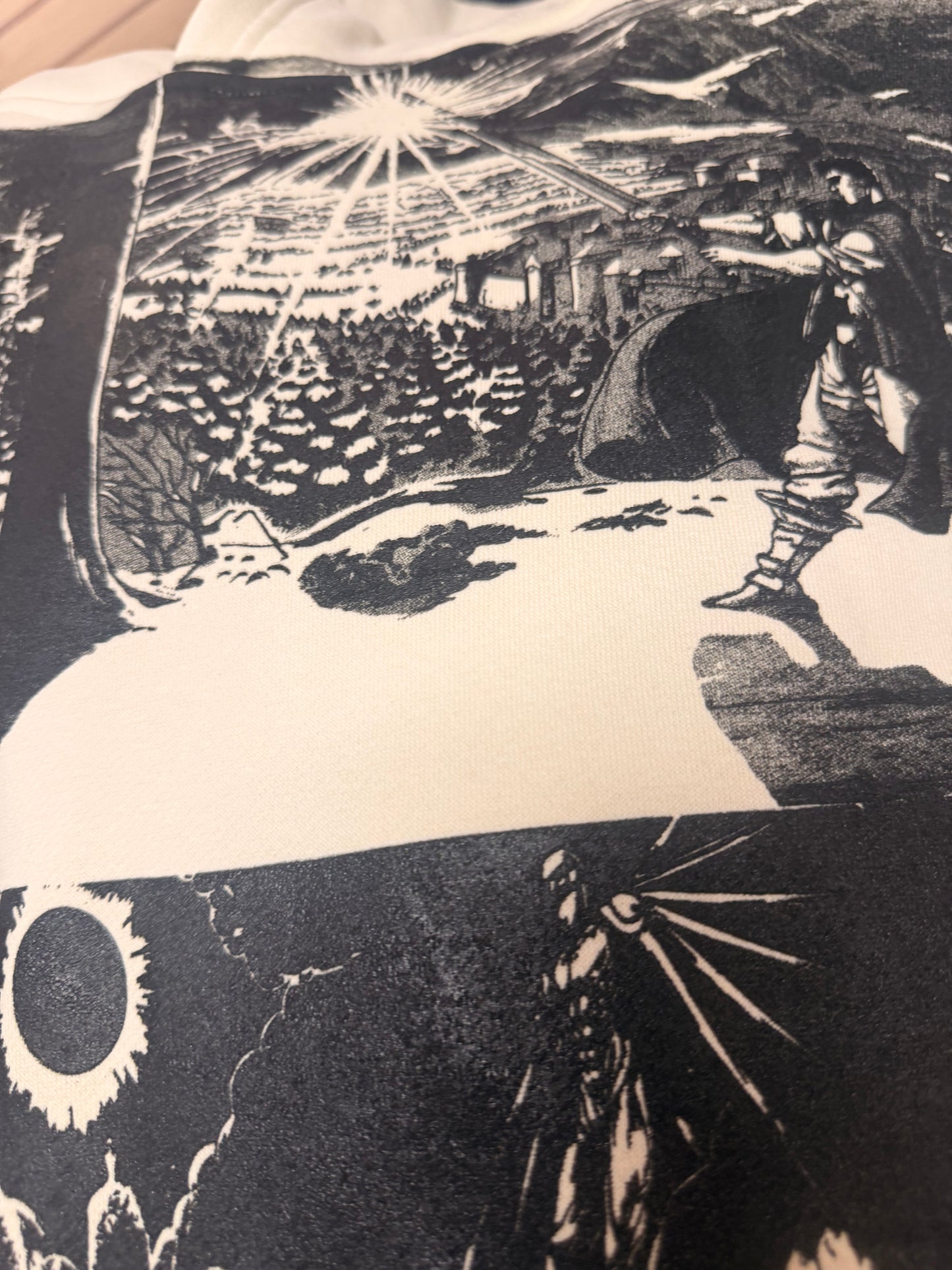 Cream hoodie - Beserk Guts manga hit