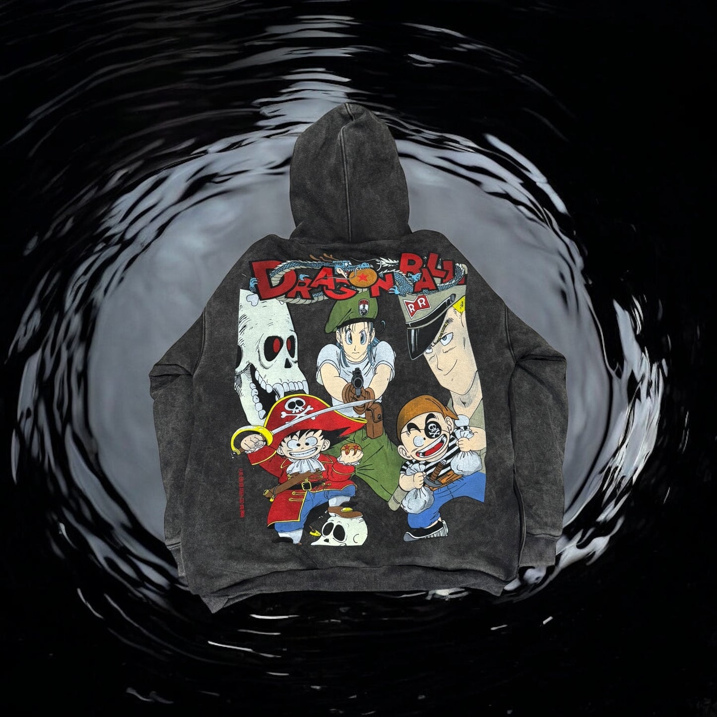 (Black Friday ) Acid wash muscle tower hoodie