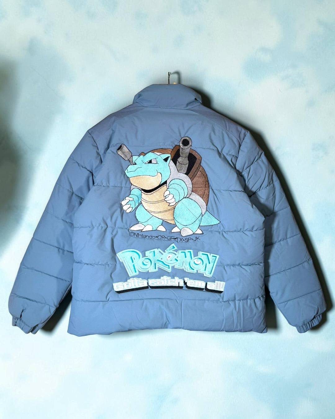 Blue Puffer Jacket - Blastoise