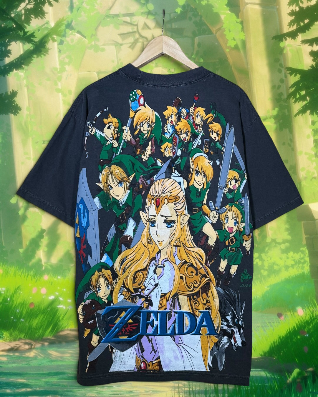 Faded - Master Sword Front - Links Back - Shirt