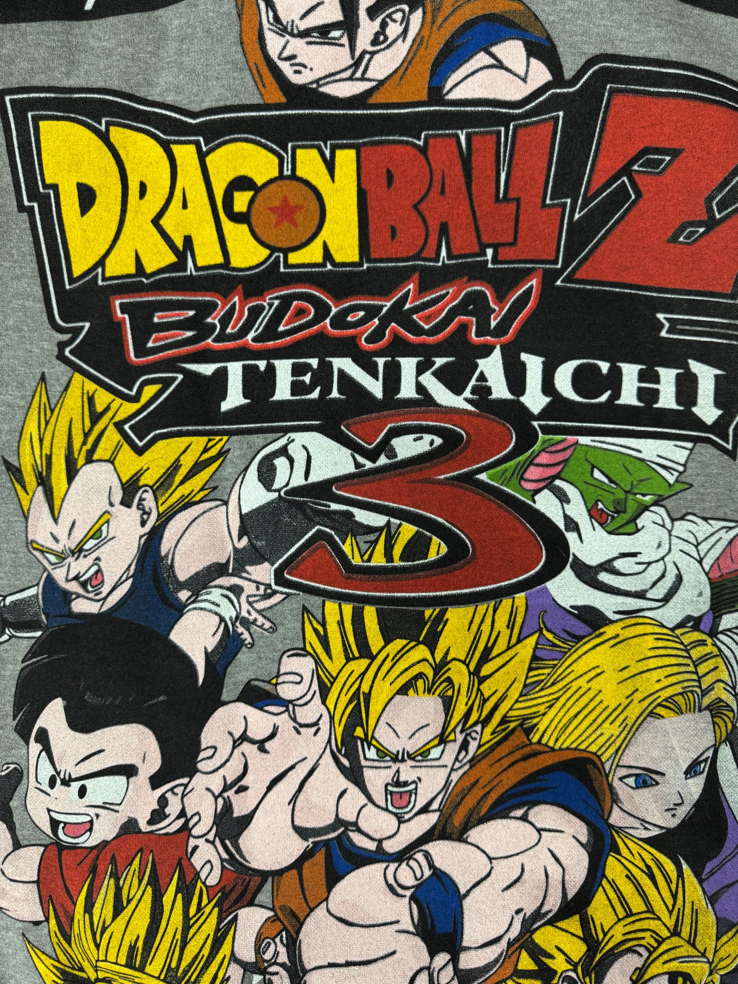 Gray-XLarge-Dragon Ball: Battle Zero Crossover Hoodie