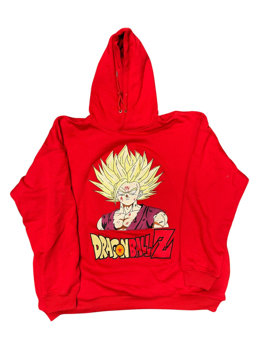 3XL-Red-Super Saiyan Gohan Dragonball Hoodie