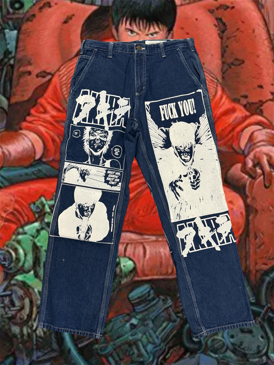 Blue -F*ck You Denim Jeans