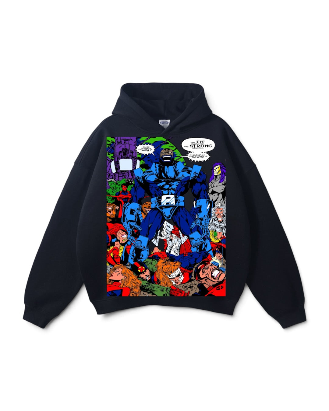 Black - Apocalypse Front - Apocalypse Death Back Hoodie