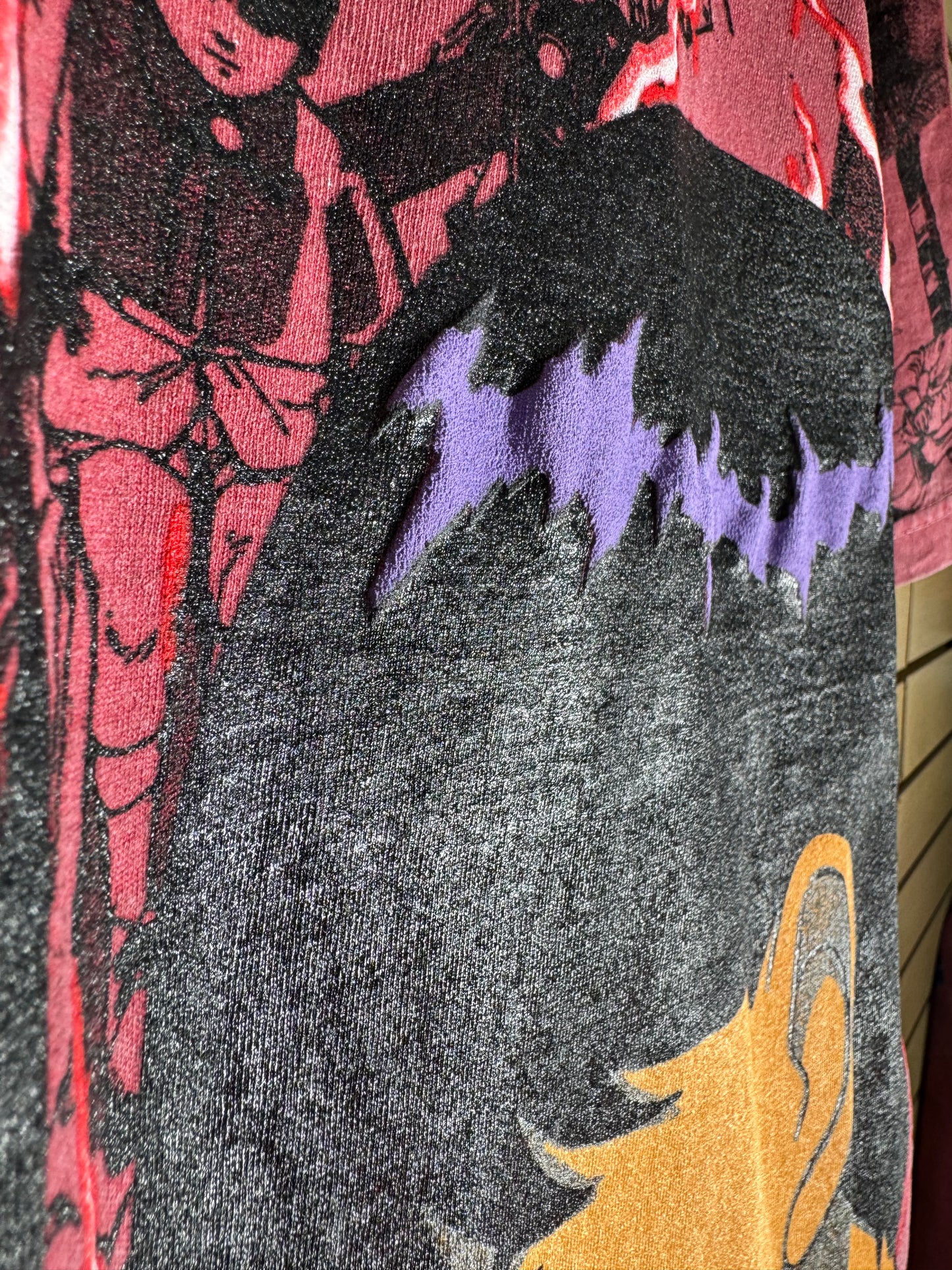 Faded Red - Akira Manga Mega Print - Shirt