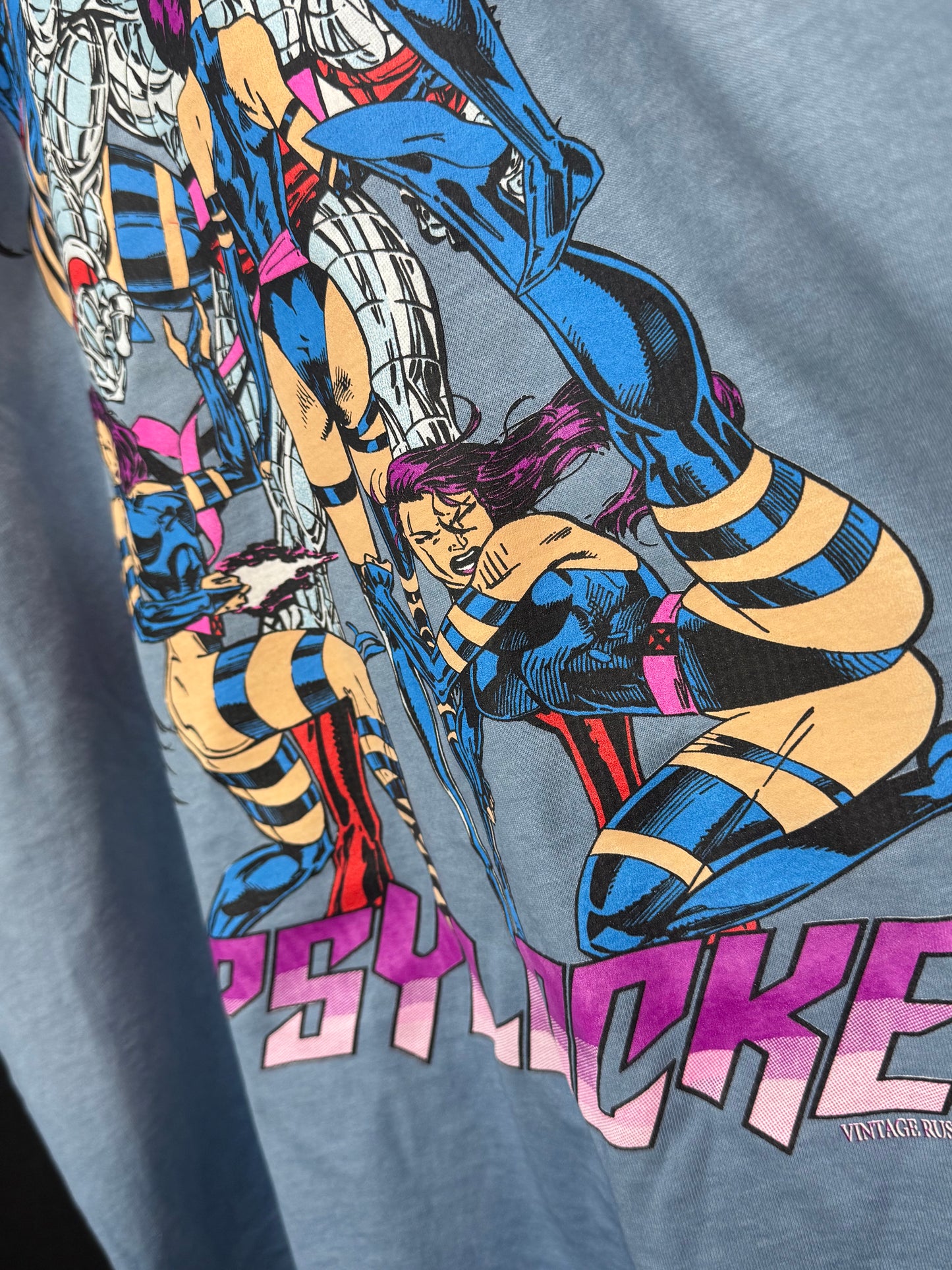 Blue Oil Wash - Psylocke Shirt