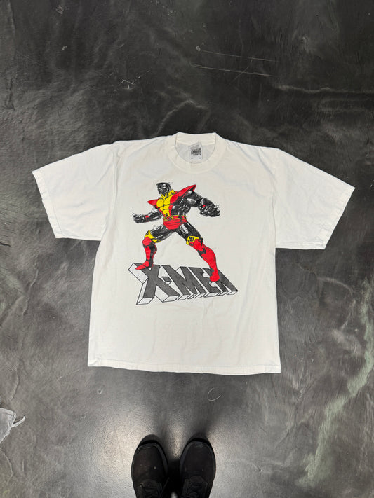 (Black Friday)-XL/3XL-White- Big Print Suited Up Colosus