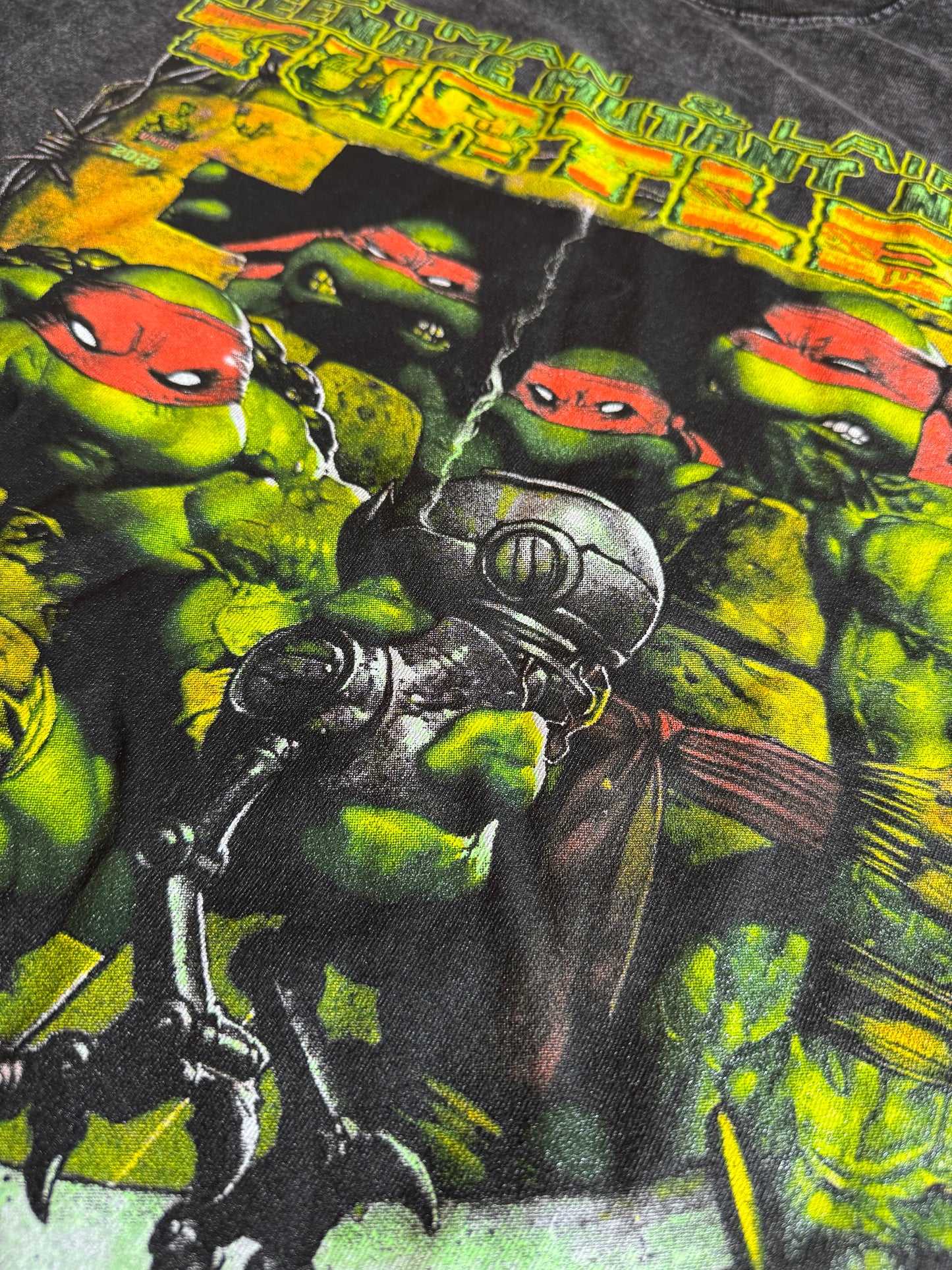 Black Acid Wash - Teenage Mutant Ninja Turtles - Shirt