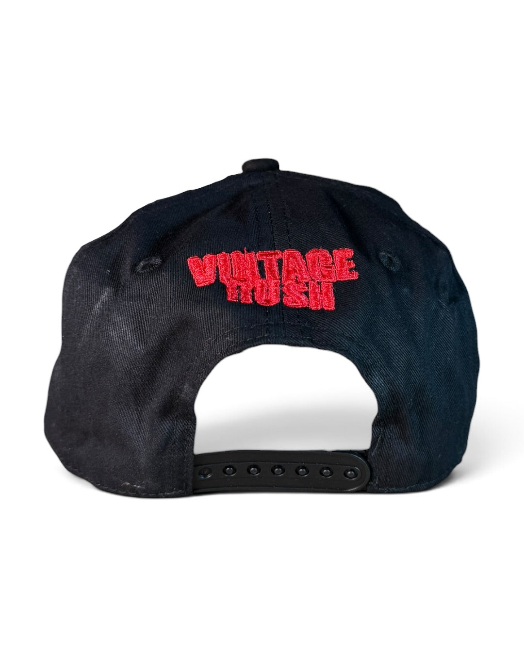 Black with Red Flames Brim - Akira - Hat