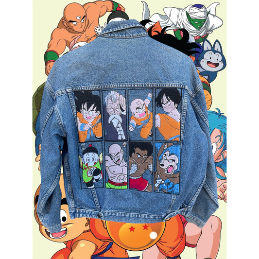 Dragonball Pick Your Fighter Denim Jacket